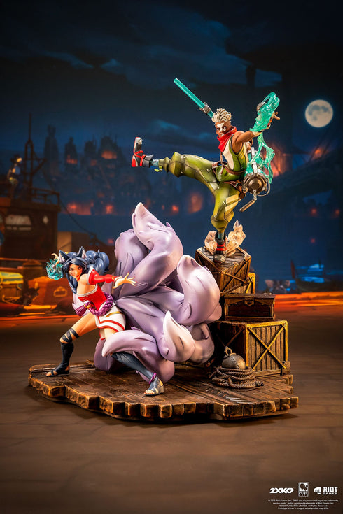 PUREARTS 2XKO Ekko & Ahri - League of Legends - 1/10 Scale Collectible Statue