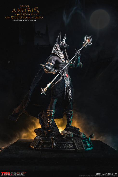 Phicen TBLeague Anubis Guardian of The Underworld (Silver) - 1/12 Scale Collectible Figure