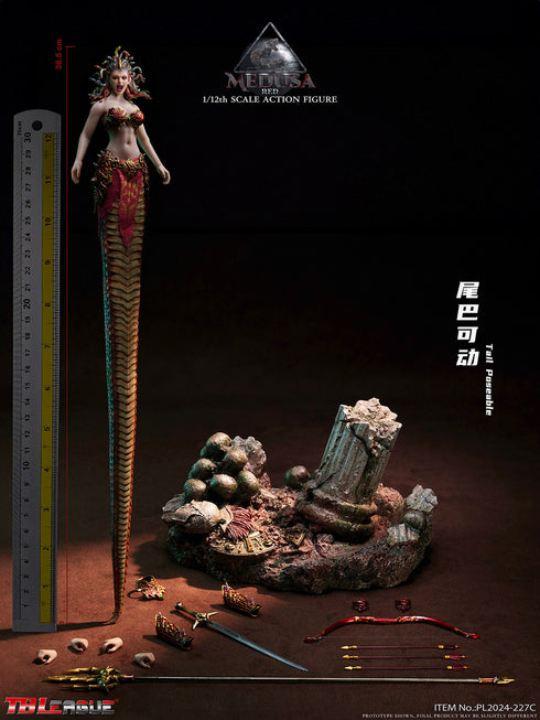 Phicen TBLeague Medusa (Red) - 1/12 Scale Collectible Figure