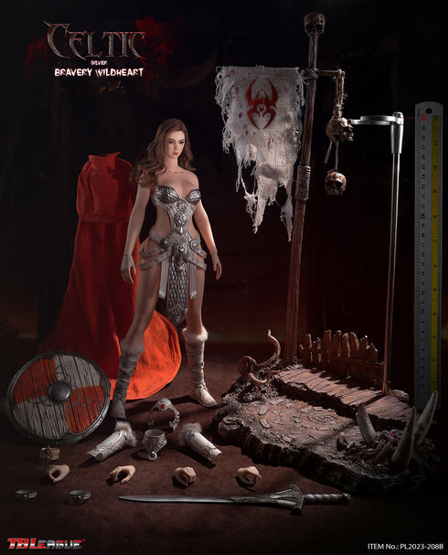 Phicen TBLeague Regal Celtic Bravery Wildheart - Silver 1/6 Action Figure