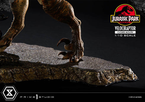 Prime 1 Studio Jurassic Park Velociraptor Closed Mouth Prime Collectibles 1/10 Statue