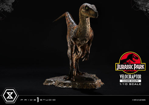 Prime 1 Studio Jurassic Park Velociraptor Closed Mouth Prime Collectibles 1/10 Statue