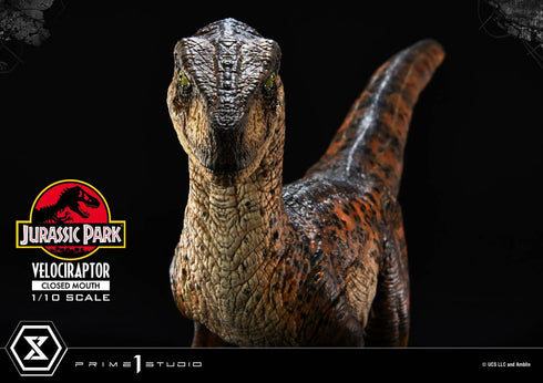 Prime 1 Studio Jurassic Park Velociraptor Closed Mouth Prime Collectibles 1/10 Statue