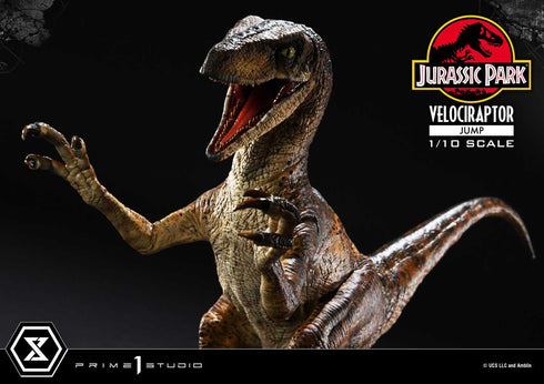 Prime 1 Studio Jurassic Park Velociraptor Jump Prime Collectibles 1/10 Statue