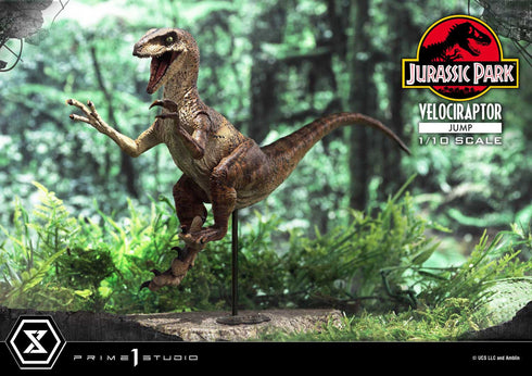 Prime 1 Studio Jurassic Park Velociraptor Jump Prime Collectibles 1/10 Statue