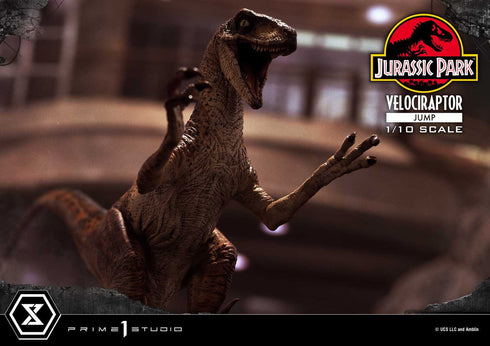 Prime 1 Studio Jurassic Park Velociraptor Jump Prime Collectibles 1/10 Statue