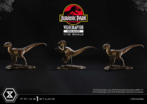 Prime 1 Studio Jurassic Park Velociraptor Open Mouth Prime Collectibles 1/10 Statue