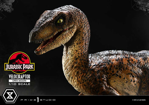 Prime 1 Studio Jurassic Park Velociraptor Open Mouth Prime Collectibles 1/10 Statue