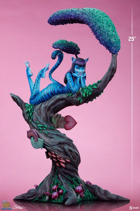 Sideshow Collectibles Fairytale Fantasies Collection Lady Cheshire Cat Statue