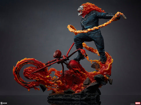 Sideshow Collectibles Marvel Ghost Rider (Classic Variant) Premium Format Statue