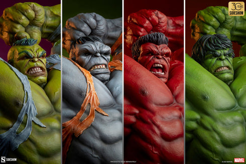 Sideshow Collectibles Marvel Red Hulk: Thunderbolt Ross Premium Format Figure 1/4 Statue