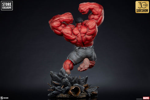 Sideshow Collectibles Marvel Red Hulk: Thunderbolt Ross Premium Format Figure 1/4 Statue