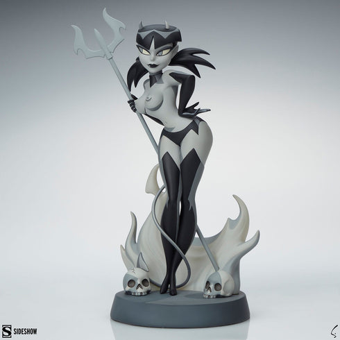 Sideshow Collectibles Original Artist Series Devil Girl (Black and White Variant) Statue