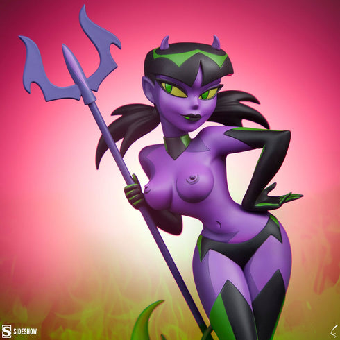 Sideshow Collectibles Original Artist Series Devil Girl (Purple and Green Variant) Statue