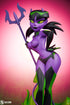 Sideshow Collectibles Original Artist Series Devil Girl (Purple and Green Variant) Statue