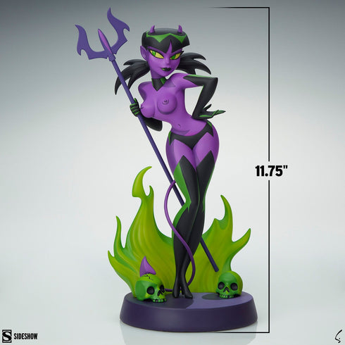 Sideshow Collectibles Original Artist Series Devil Girl (Purple and Green Variant) Statue