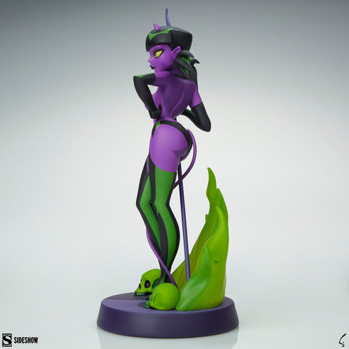 Sideshow Collectibles Original Artist Series Devil Girl (Purple and Green Variant) Statue