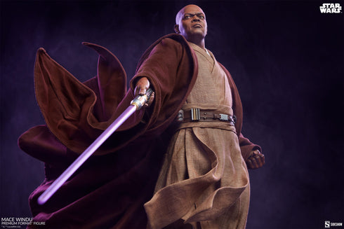 Sideshow Collectibles Star Wars Episode III Mace Windu Premium Format Figure 1/4 Statue