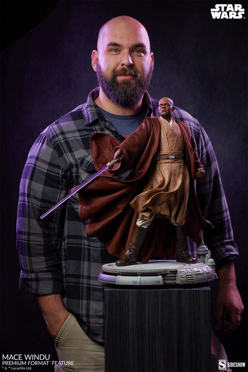 Sideshow Collectibles Star Wars Episode III Mace Windu Premium Format Figure 1/4 Statue
