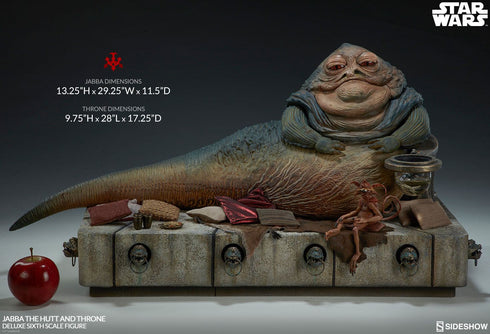 Sideshow Collectibles Star Wars episode VI Jabba the Hutt & Throne Deluxe 1/6 Action Figure
