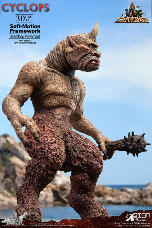 Star Ace Toys Cyclops - Ray Harryhausen's The 7th Voyage of Sinbad - Soft-Motion Series - Collectible Statue