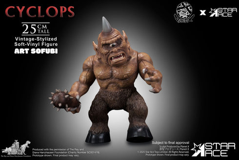 Star Ace Toys Cyclops (Vintage-Style) - Ray Harryhausen's - ART SOFUBI series - Collectible Statue