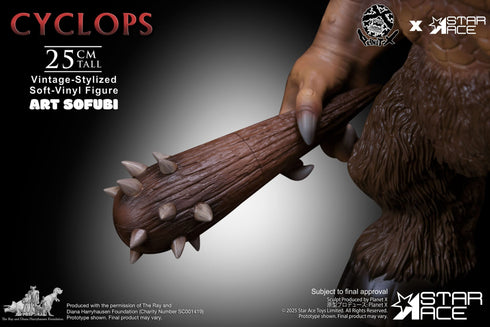 Star Ace Toys Cyclops (Vintage-Style) - Ray Harryhausen's - ART SOFUBI series - Collectible Statue