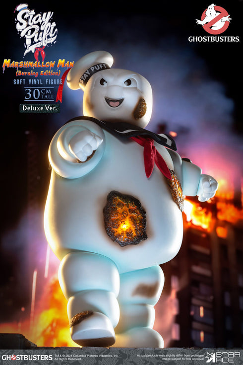 Star Ace Toys Ghostbusters Stay Puft Marshmallow Man Burning Edition Deluxe Version Soft Vinyl Statue