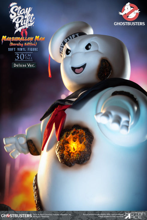 Star Ace Toys Ghostbusters Stay Puft Marshmallow Man Burning Edition Deluxe Version Soft Vinyl Statue
