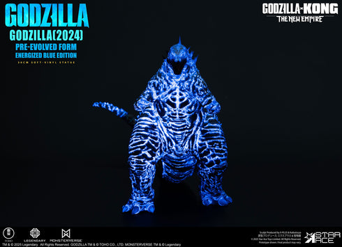 Star Ace Toys Godzilla vs. Kong: The New Empire Godzilla (2024) Evolved Blue Edition Soft Vinyl Statue