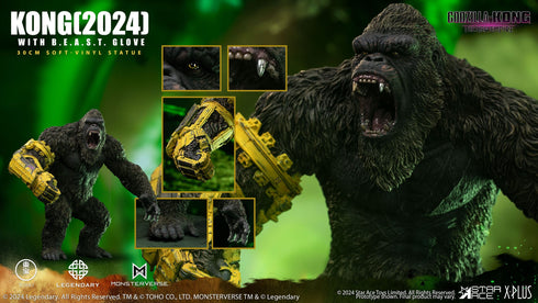 Star Ace Toys Godzilla vs. Kong: The New Empire Kong with B.E.A.S.T. Glove Soft Vinyl Statue