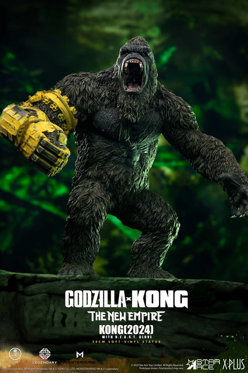 Star Ace Toys Godzilla vs. Kong: The New Empire Kong with B.E.A.S.T. Glove Soft Vinyl Statue