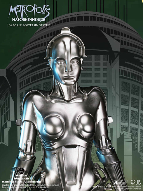 Star Ace Toys Metropolis Maschinenmensch Silver 1/4 Statue