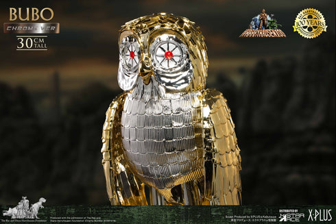 Star Ace Toys Ray Harryhausen's Bubo the Mechanical Owl Chrome Version Soft Vinyl Statue