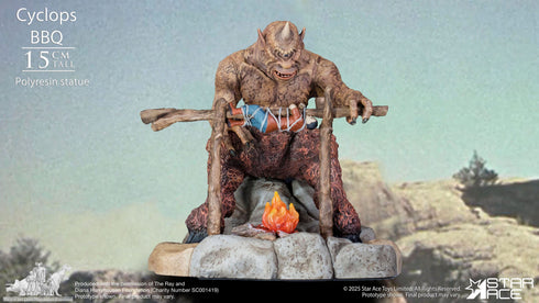 Star Ace Toys Ray Harryhausen's Cyclops Barbecue Scene 1/8 Diorama Statue