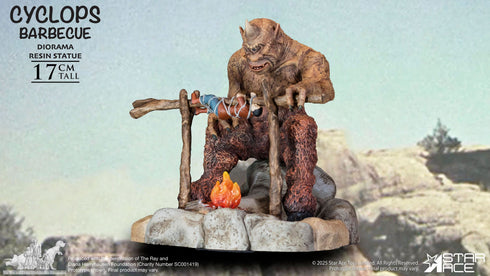 Star Ace Toys Ray Harryhausen's Cyclops Barbecue Scene 1/8 Diorama Statue