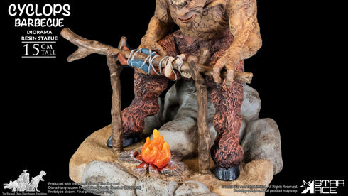 Star Ace Toys Ray Harryhausen's Cyclops Barbecue Scene 1/8 Diorama Statue