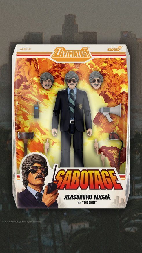 Super7 Beastie Boys ULTIMATES! Wave 1 Alasondro Alegre as "The Chief" Action Figure