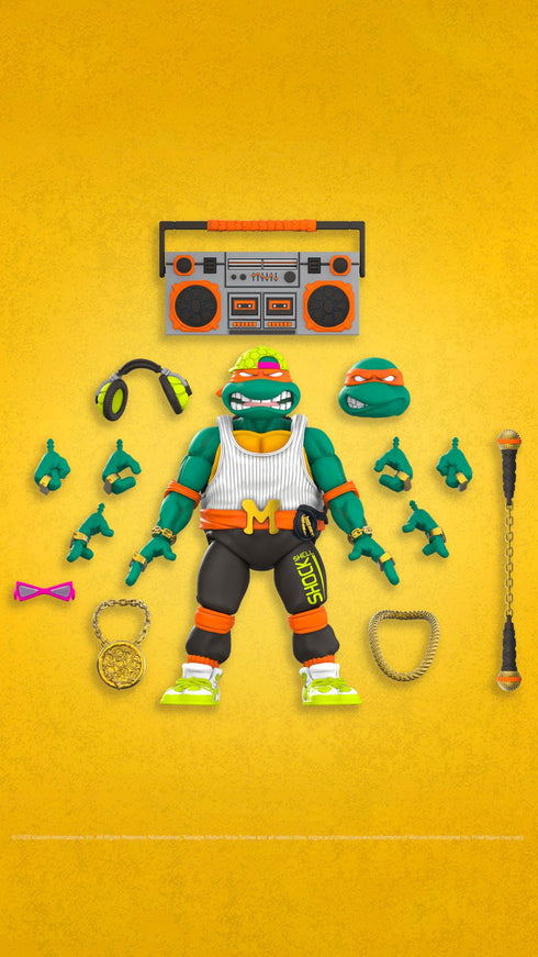 Super7 Teenage Mutant Ninja Turtles ULTIMATES! Rappin' Mike Action Figure