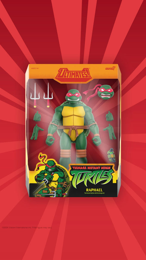 Super7 Teenage Mutant Ninja Turtles ULTIMATES! Wave 12 Raphael Action Figure