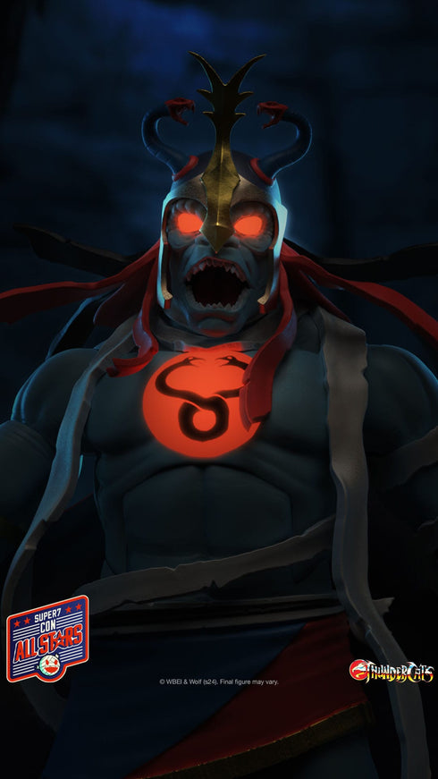 Super7 Thundercats ULTIMATES! Mumm-Ra (LED Eyes) Action Figure