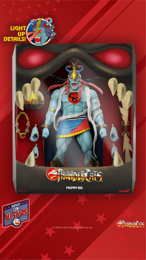 Super7 Thundercats ULTIMATES! Mumm-Ra (LED Eyes) Action Figure