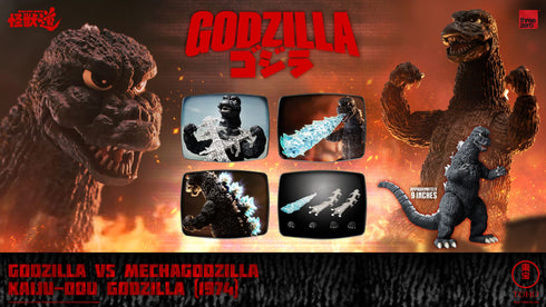 Threezero Godzilla vs. Mechagodzilla (1974) Kaiju-Dou Godzilla (1974) Action Figure