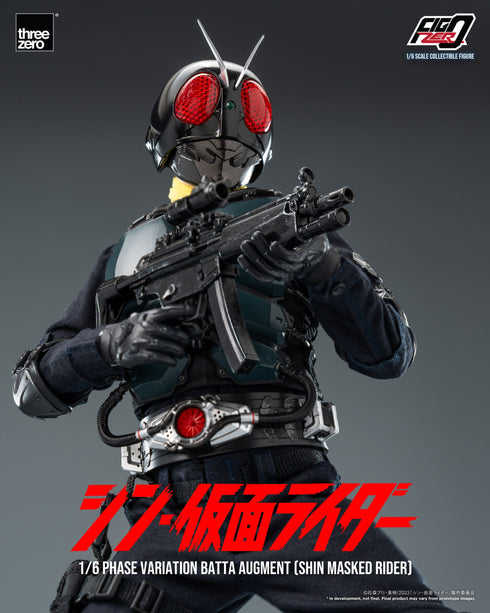 Threezero Kamen Rider Phase Variation Batta Augment (Shin Masked Rider) FigZero 1/6 Action Figure