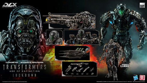 Threezero Transformers: Age of Extinction Lockdown DLX 1/6 Action Figure