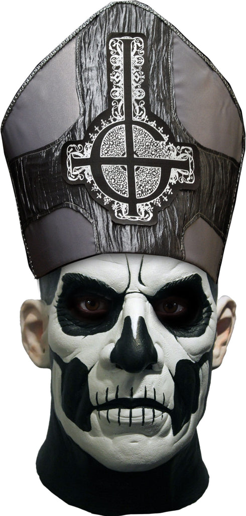 Trick or Treat Studios Papa Emeritus II Mask (Deluxe Version) - Ghost - Collectible Prop Replica