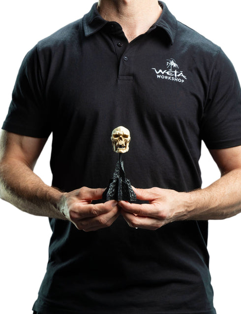 Weta Lord of the Rings Skull of a Mordor Orc Mini Statue