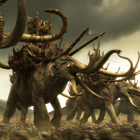 Weta Lord of the Rings Skull of a Mumak Mini Statue