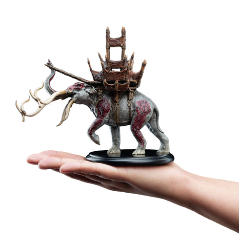 Weta The Lord of the Rings Mumak in Battle Mini Statue