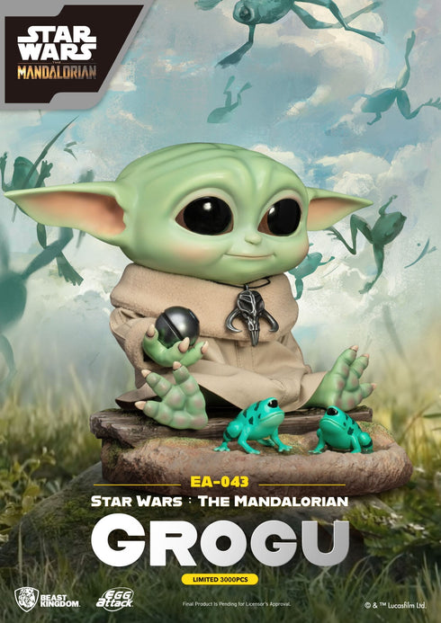 Beast Kingdom Star Wars The Mandalorian Grogu Egg Attack Action Figure